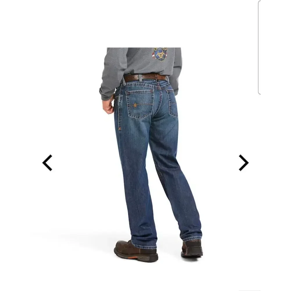 Ariat Flame-Resistant M3 Loose Straight-Leg Jeans 38/32